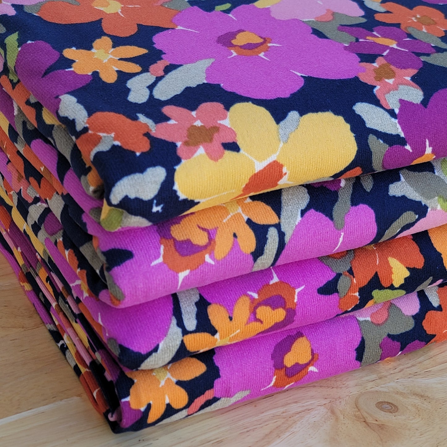 Magenta Oakley Abstract Fall Floral Print