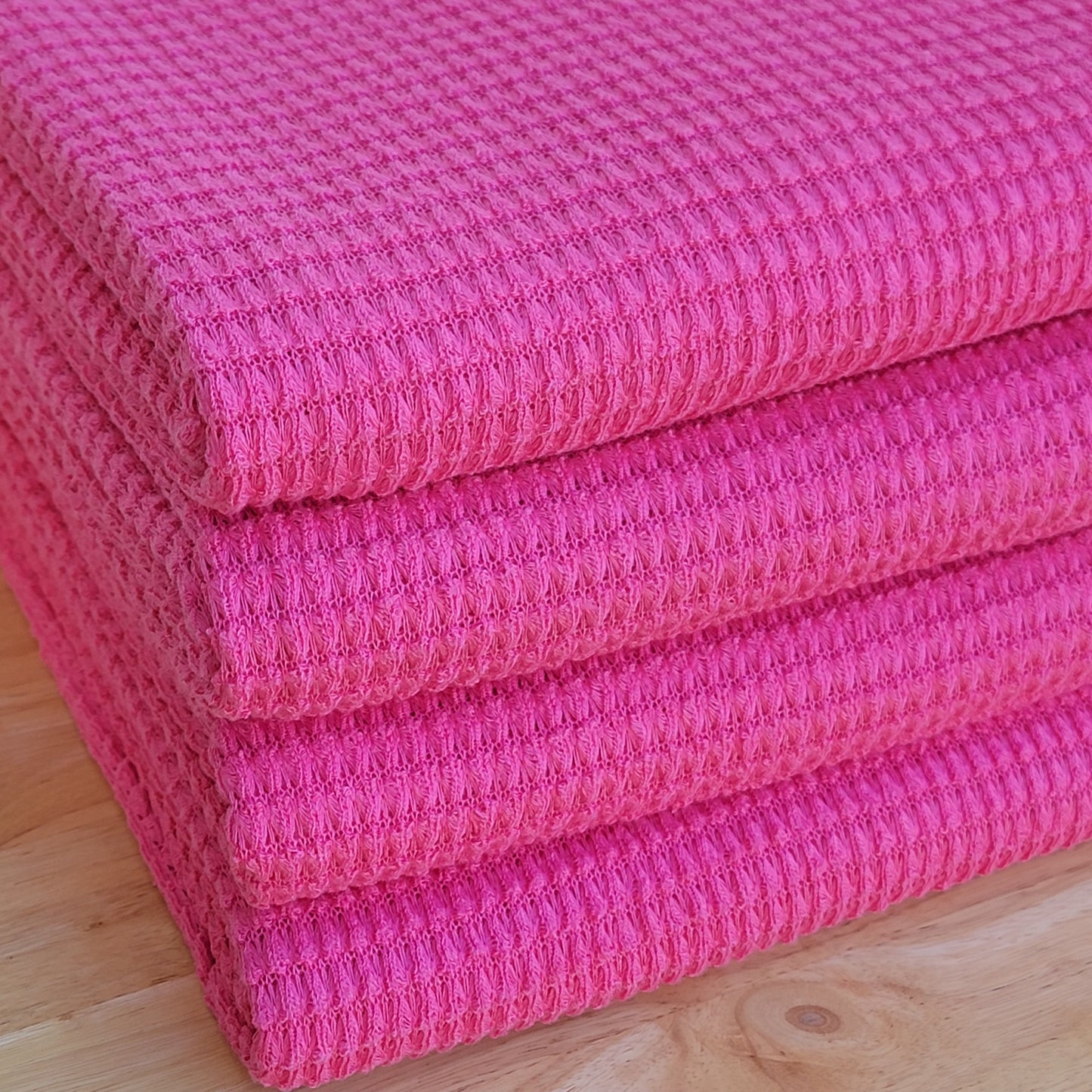 Hot Pink Chunky Waffle