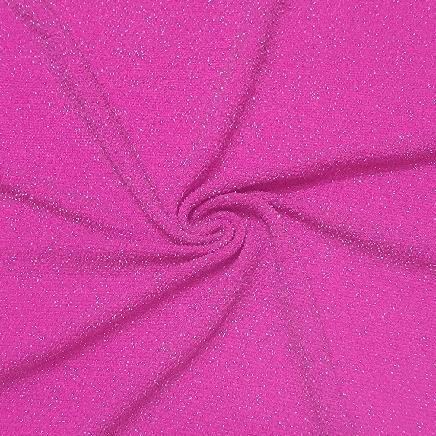 Hot Pink Spandex With Silver lurex