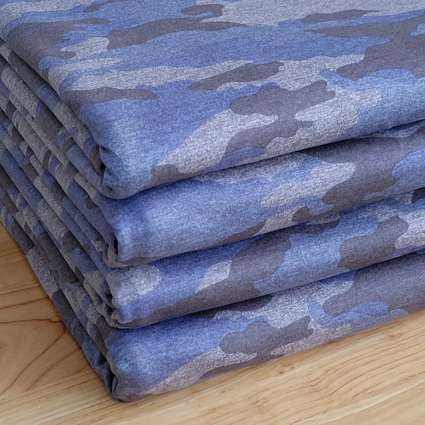 Athletic spandex camo print blue and gray