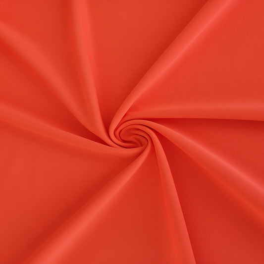 Orange Nylon Spandex Swim Athletic