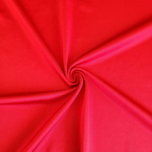 Red Nylon Spandex Swim Athletic