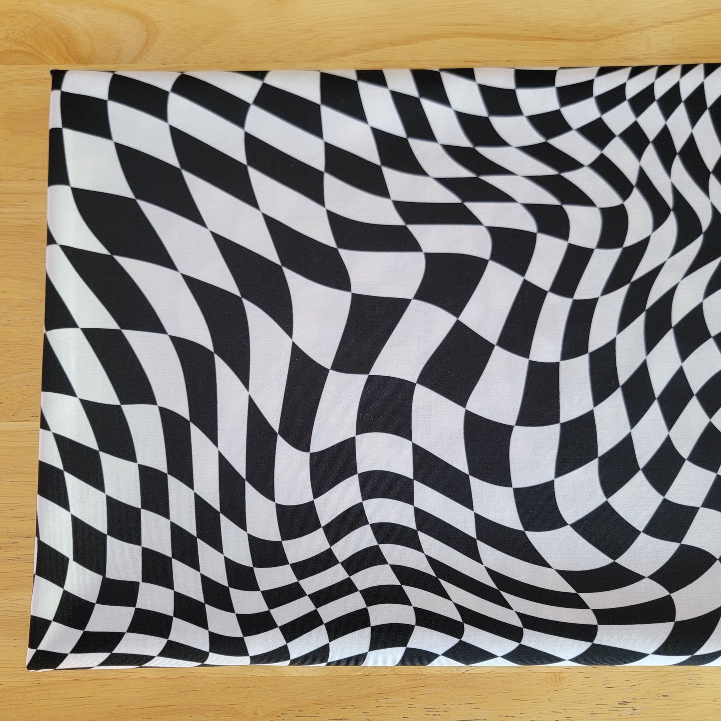 Black & White Print Nylon Spandex Swim Athetic