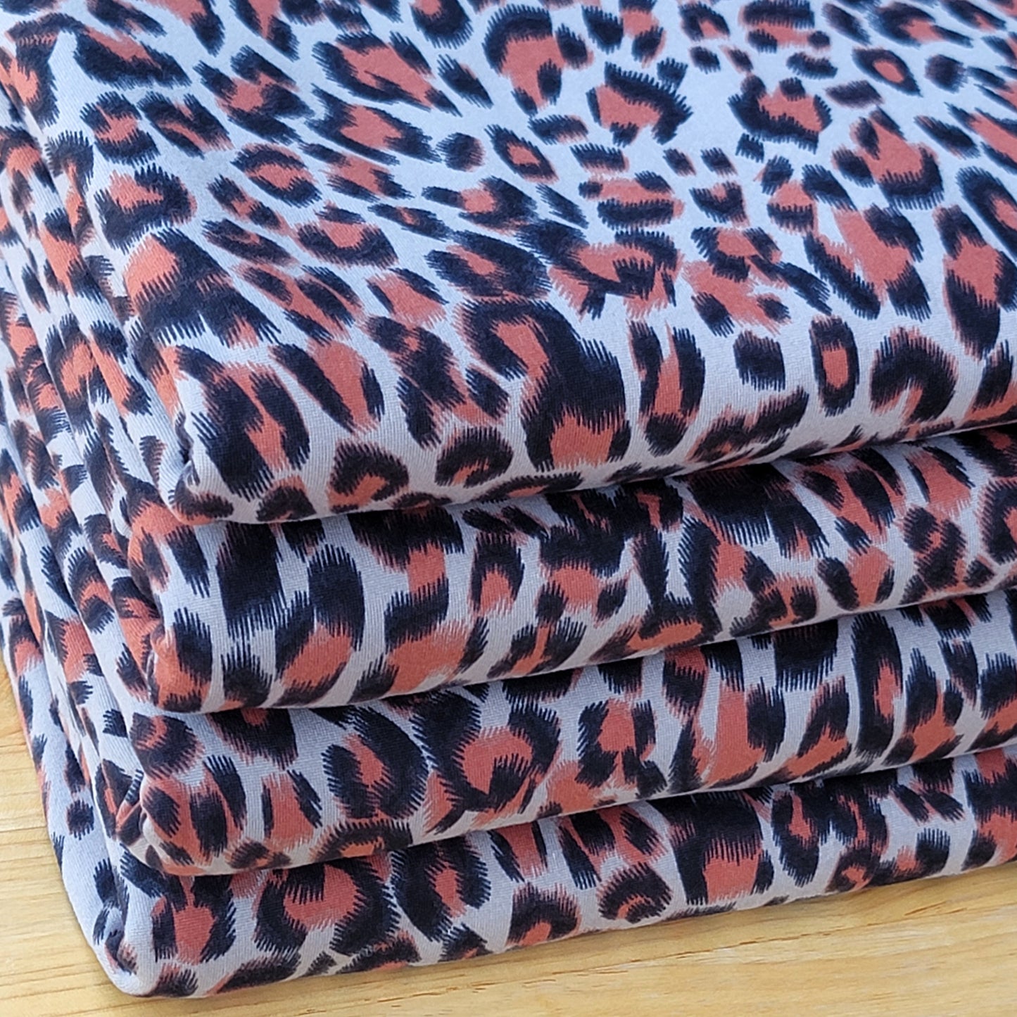 Double Brush Poly Animal Print