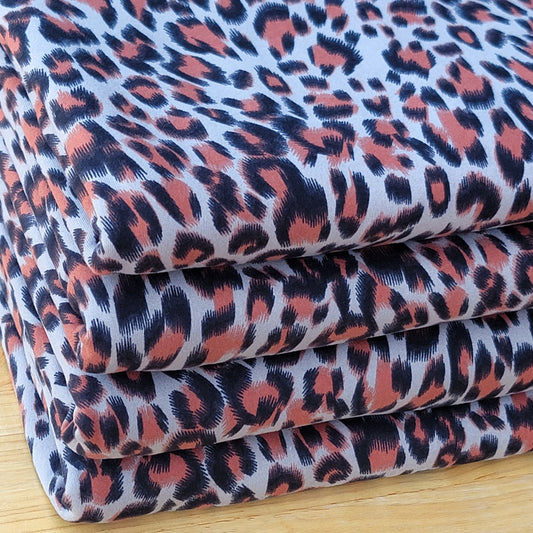 Double Brush Poly Animal Print