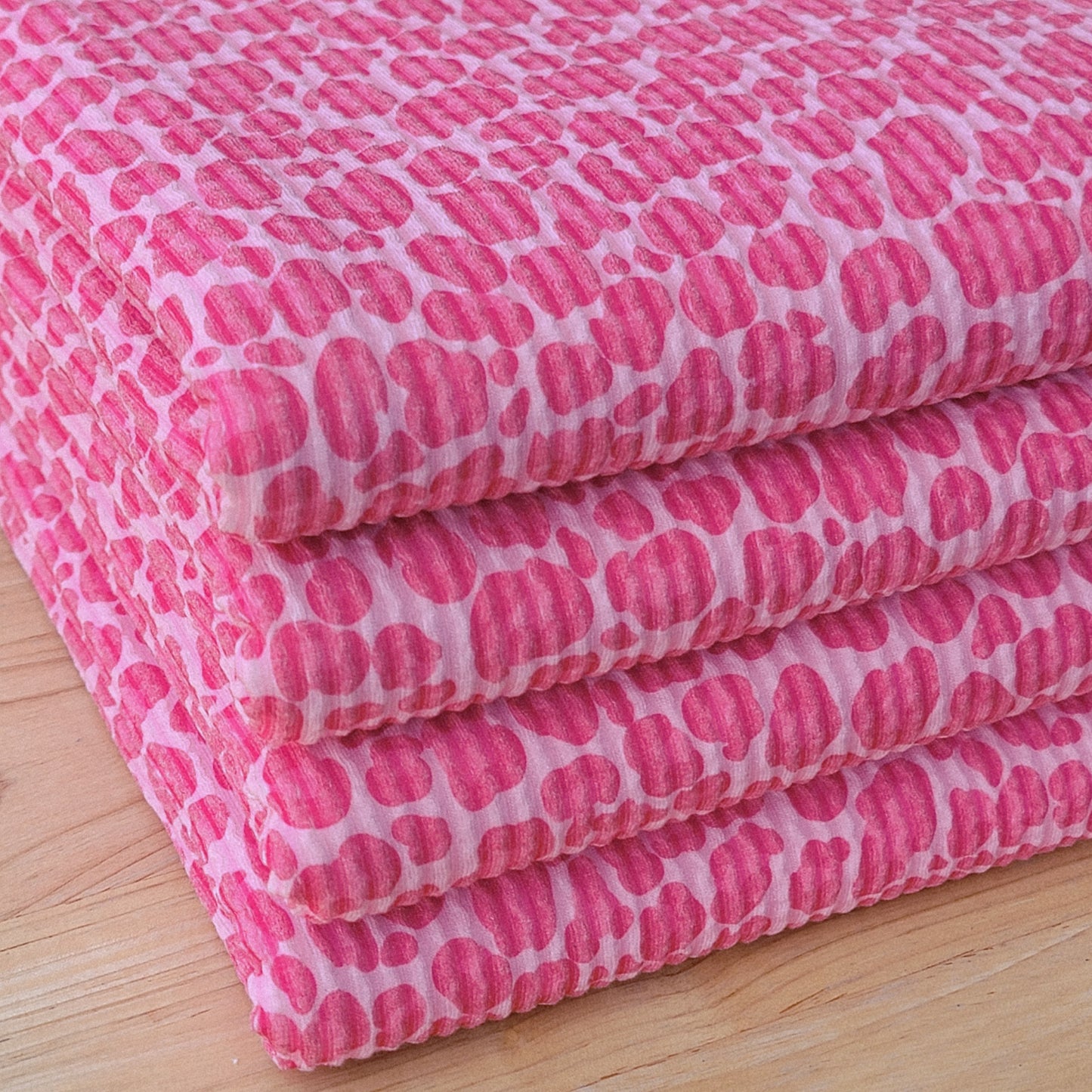 Urban Rib Hot Pink Cheetah Print