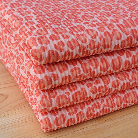 Urban Rib Orange Cheetah Print