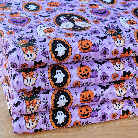 2x2 Yummy Rib Halloween Geese Medallion Print