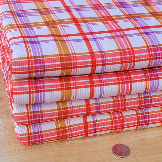 2x2 Yummy Rib Plaid Print