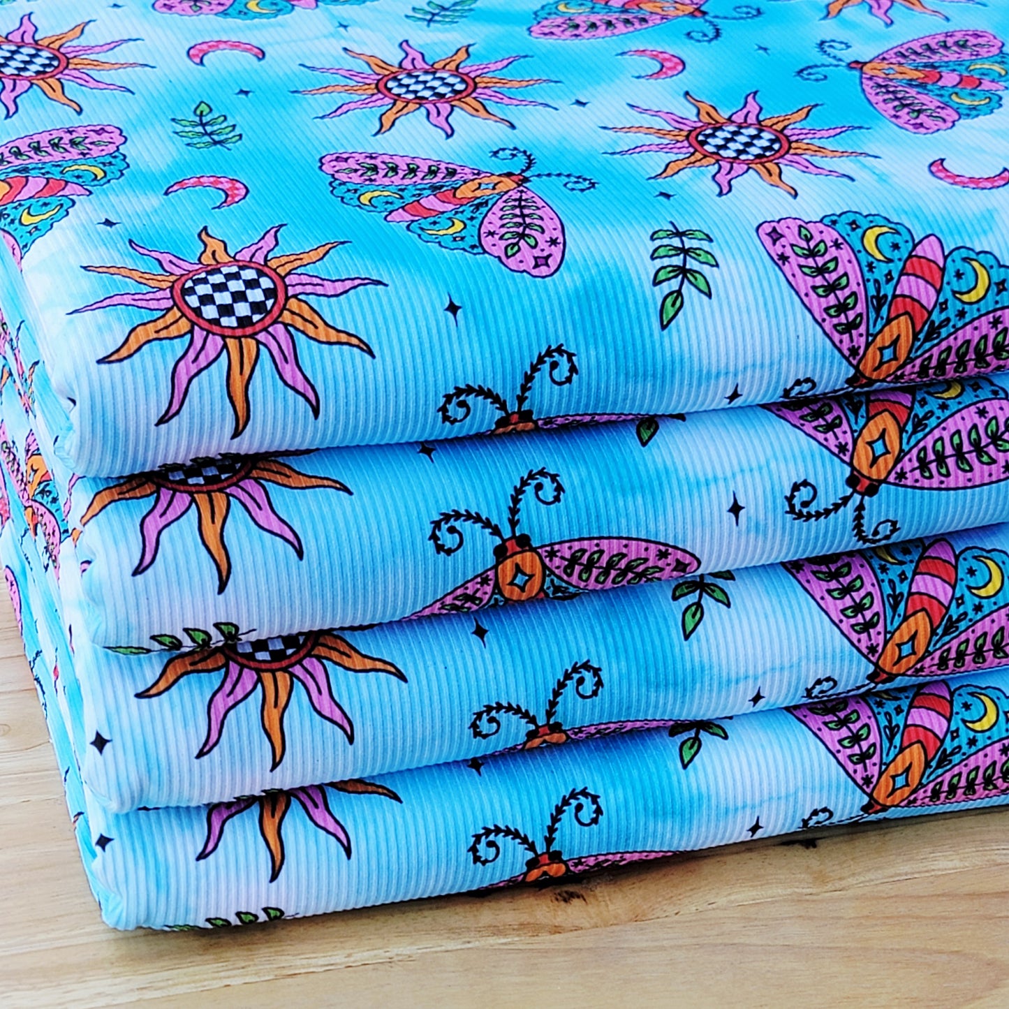 2x2 Yummy Checkered Celestial Butterfly  Print