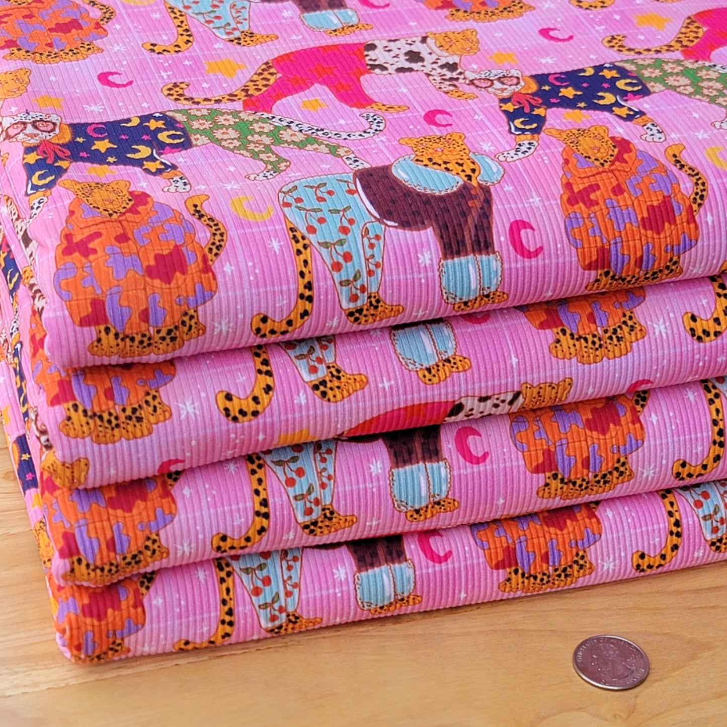 2x2 Yummy Rib Fashion Cheetahs Print