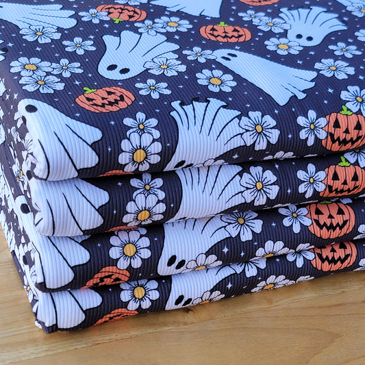 2x2 Yummy Rib Ghost & Jack-o-Lantern Print