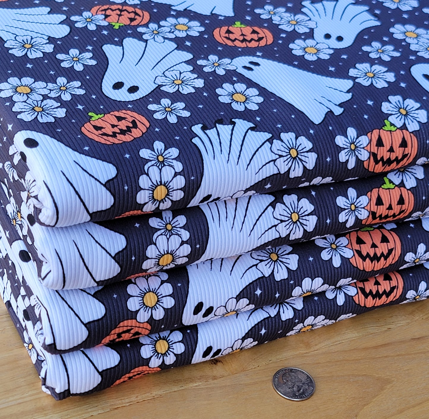 2x2 Yummy Rib Ghost & Jack-o-Lantern Print