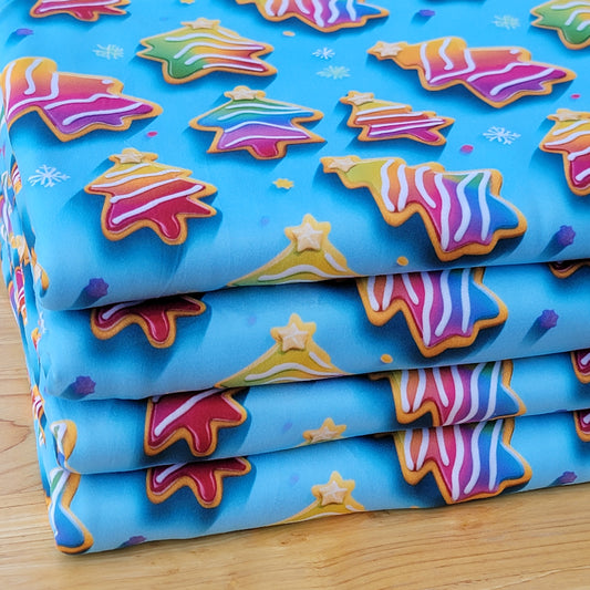Double Brush Poly Cookies Christmas Tree Print