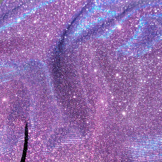 Purple Novelty Glitter Knit