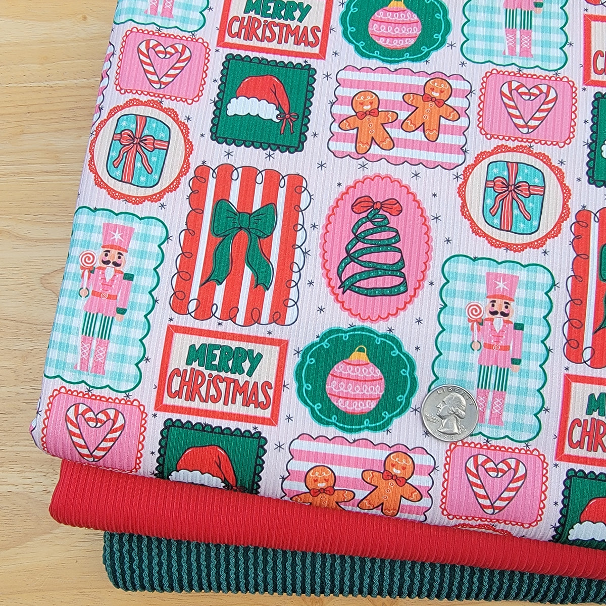 4x2 Yummy Rib Christmas Nutcracker Ginger Bread