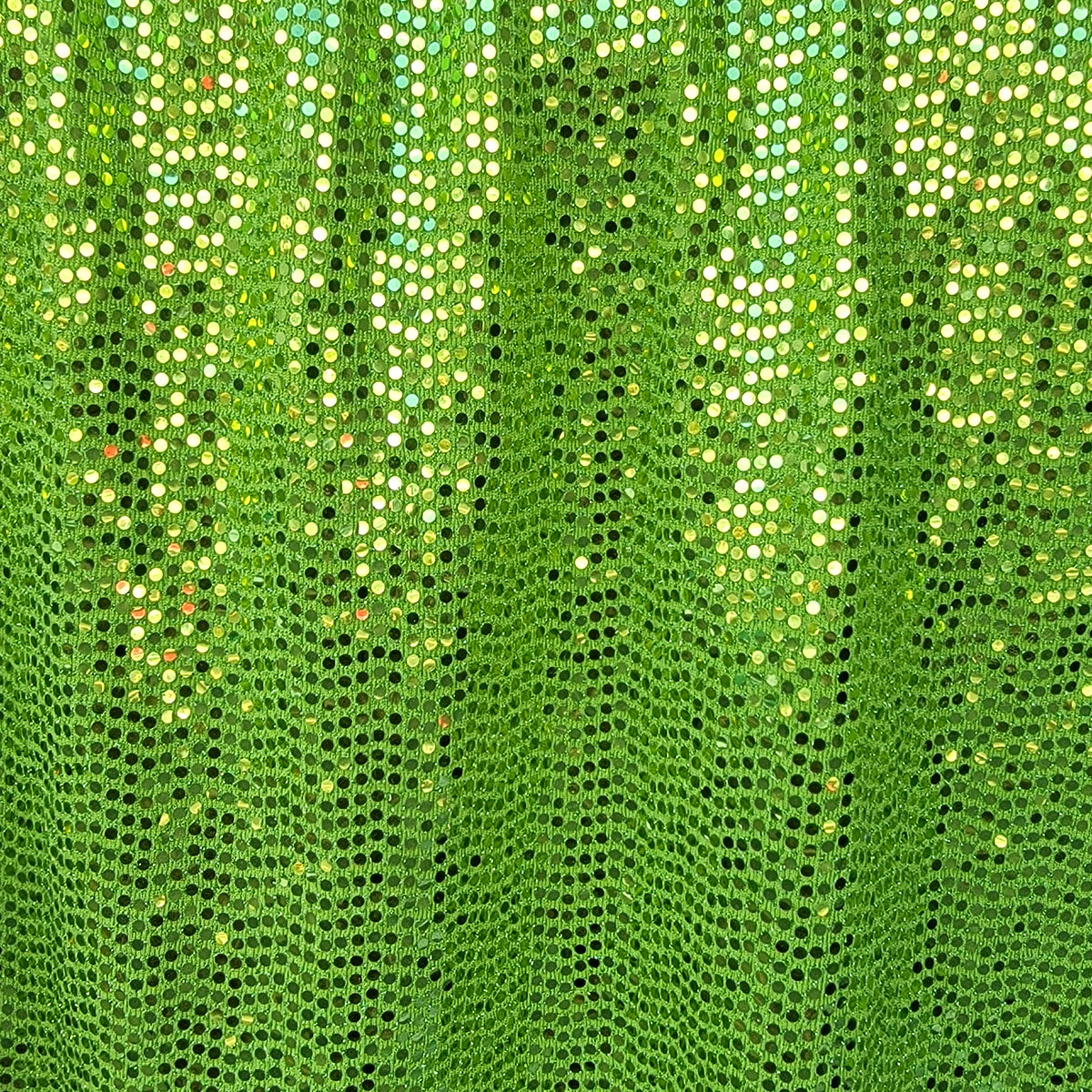 Novelty Green Sequins Spandex