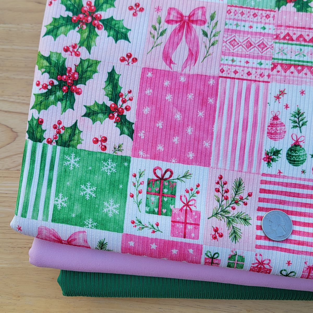 4x2 Yummy Rib Christmas Presents Patchwork