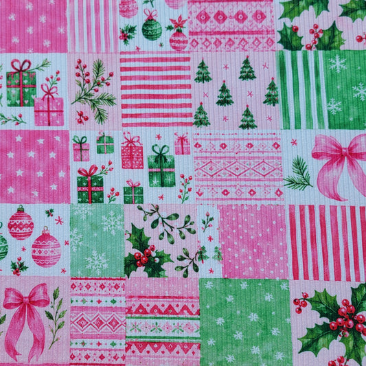 4x2 Yummy Rib Christmas Presents Patchwork