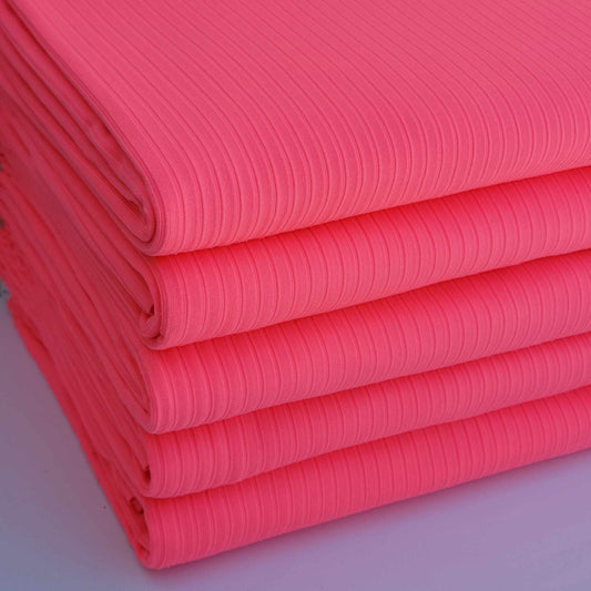 Wide Yummy Rib Neon Pink