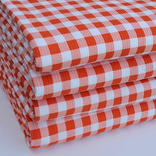Yummy Rib Gingham Print