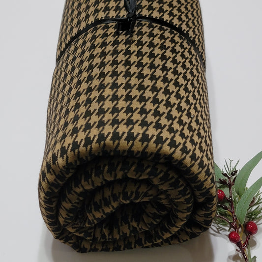 Jacquard Knit black Houndstooth