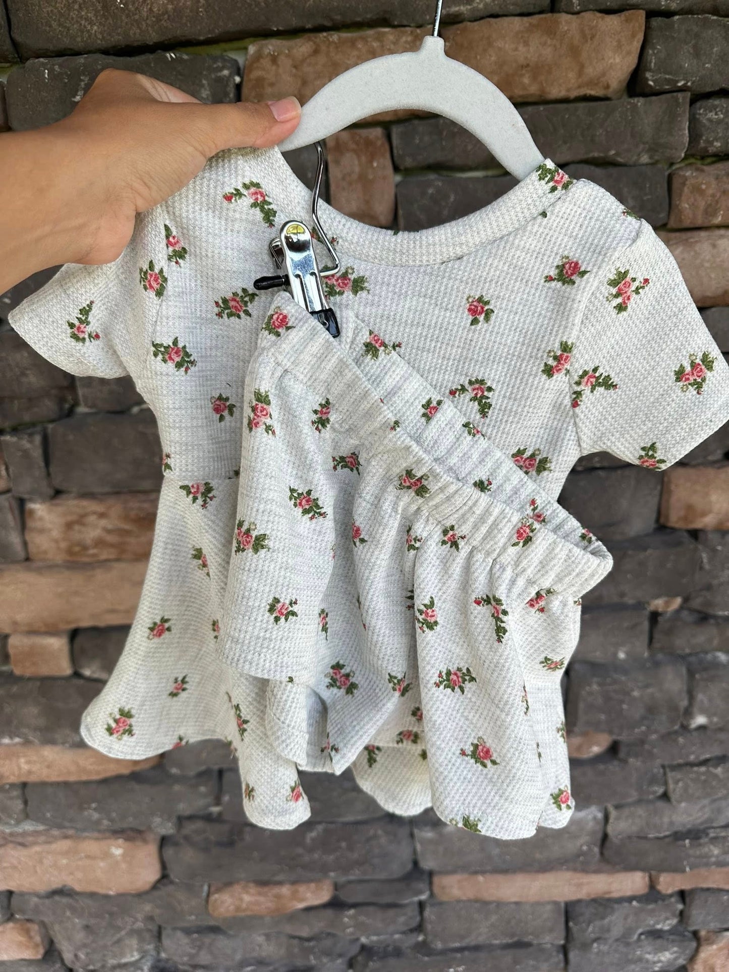 Thermal Pink Flower Print