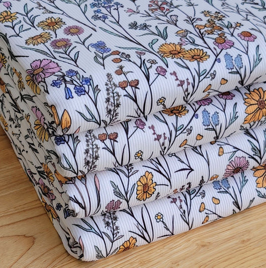 2x2 Yummy Rib Wild Flowers Print