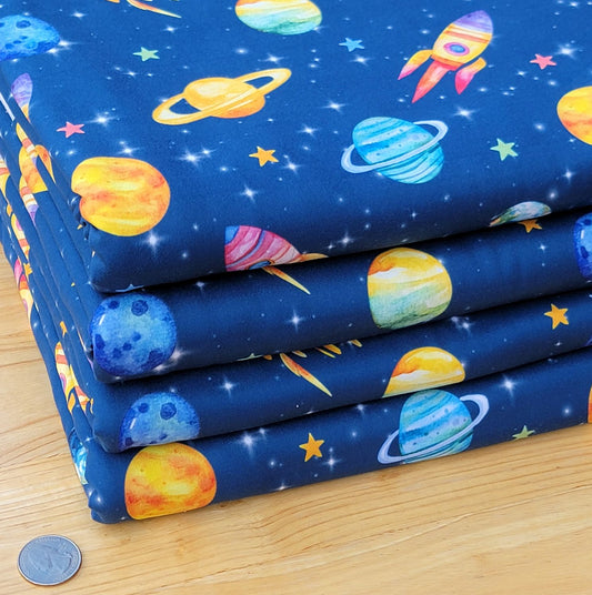 Double Brush Poly Space Ships & Planets