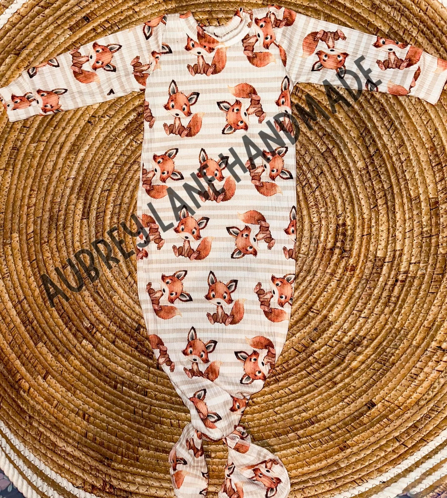 4X2 Fox & Stripes Custom Printed Yummy Rib