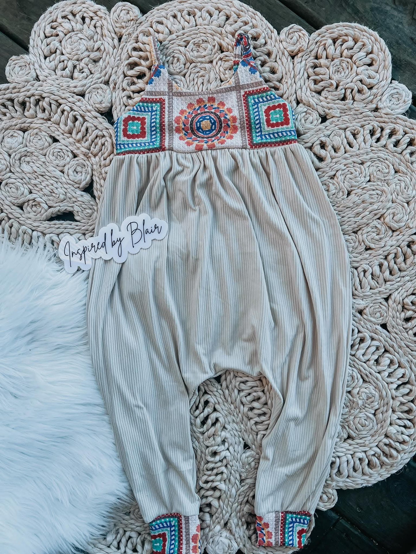 Set 1 yard Solid Rib & 1 yard Custom Print Waffle