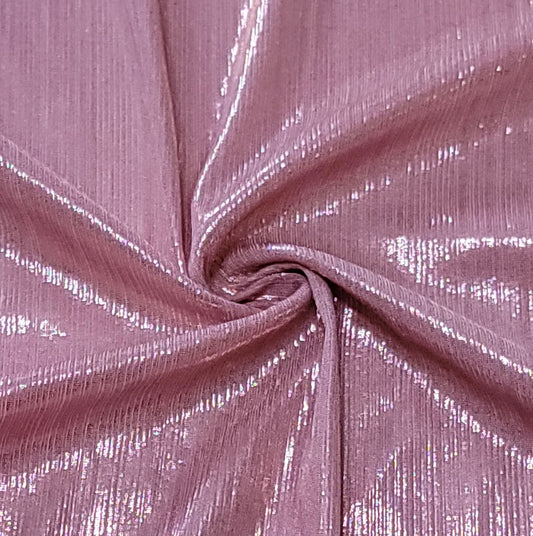 Spandex Rib With Foil Dots