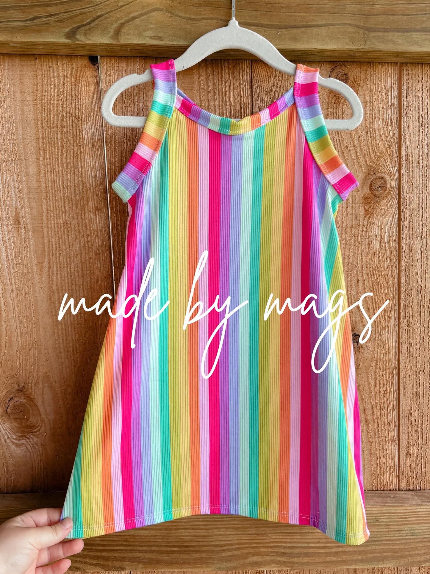 2x2 Yummy Rib Multicolor Daisies Print