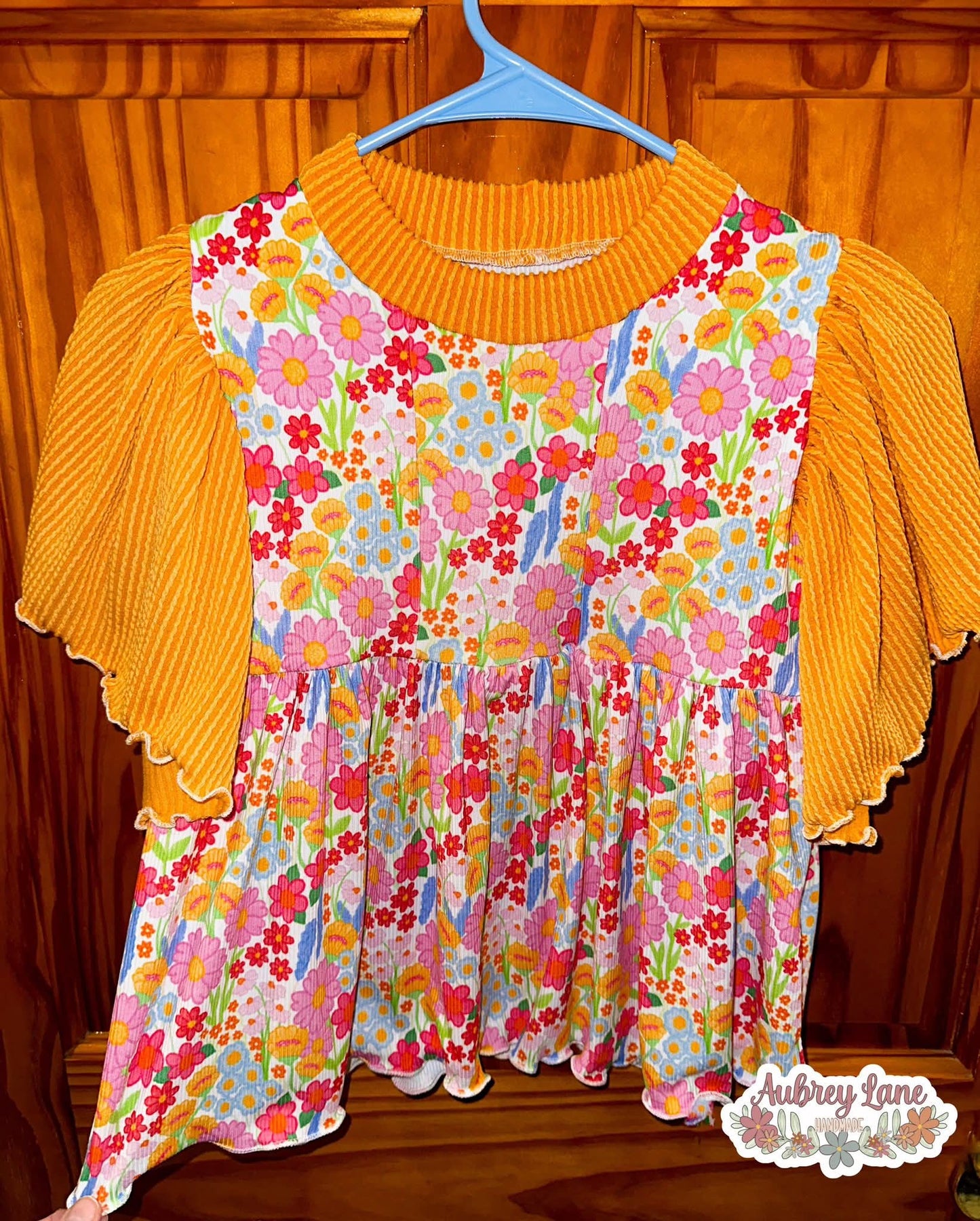 2x2 Yummy Rib Multi-color Floral Print
