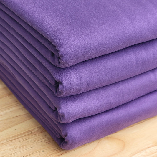 Double Brushed Poly Purple