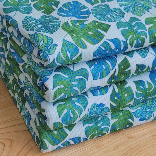 4x2 Yummy Rib Monstera Leaf Print
