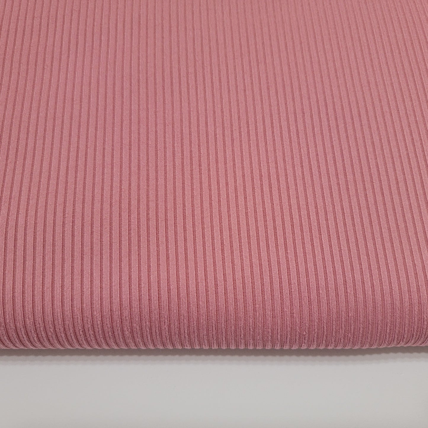Yummy 4x2 rib fabric Rose Dusty
