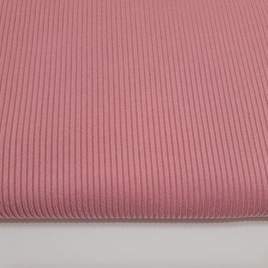 Yummy 4x2 rib fabric Rose Dusty