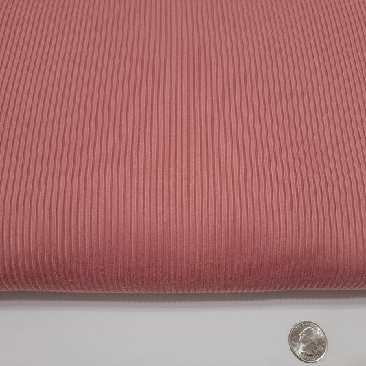 Yummy 4x2 rib fabric Vintage Rose