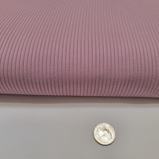 Yummy 4x2 rib fabric Plum Vintage