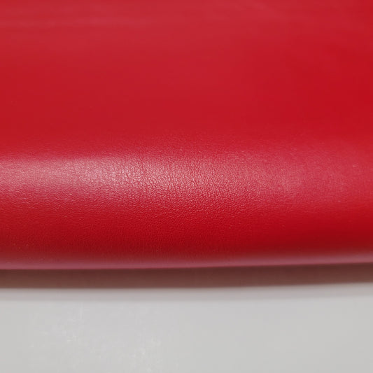 Red pleather fabric